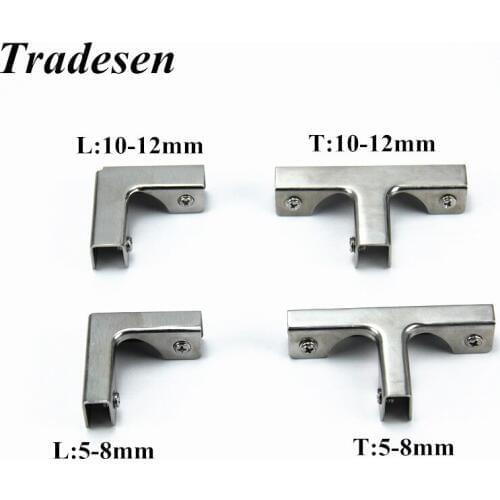 1pcs L T type right angle fixed clip cabinet combination connecting piece fish tank Glass Fixed For 5-12mm Furniture Hardware