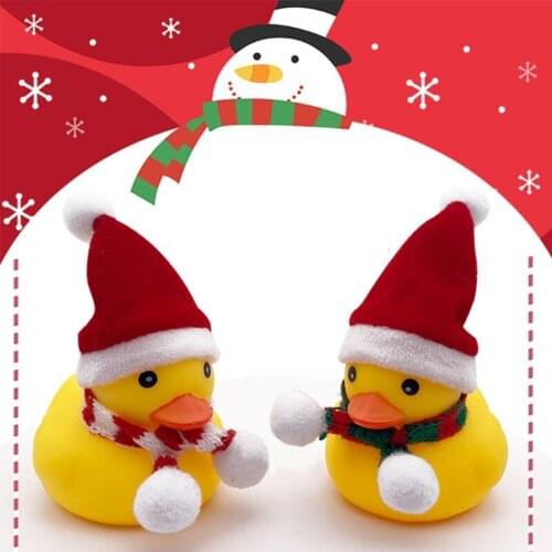 2021 New Duck Christmas Hat Toys Bicycle Scooter Strollers Christmas Gifts Multiple Style
