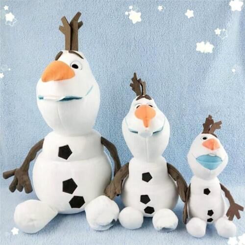 23cm/30cm/50cm Snowman Olaf Plush Toys Stuffed Plush Dolls Kawaii Soft Stuffed Animals For Kids Child Gifts