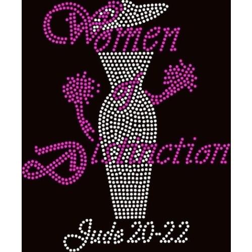 Free Shipping Women of Distinction - Custom Order Rhinestone transfer