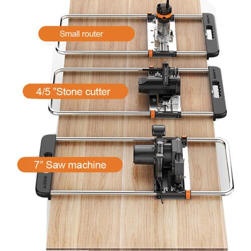 4/5/7 inch For Electricity Circular Saw Trimmer Machine Edge Guide Positioning Cutting board tool Router Circle Milling Groove