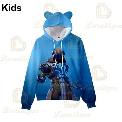 Children Cute Shoot Shooter Game 3D Print Hoodies Men Clothing Harajuku Sweatshirt Kids for Teen Girls Child Tops Men and Women
