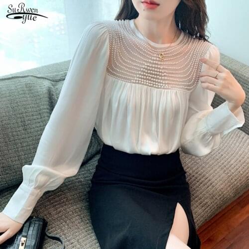 Summer Short Sleeve Shirts Women Plus Size Loose Korean Slim Ice Silk Solid Blouse O Neck Chic Splicing Casual Tee Blusas 13692
