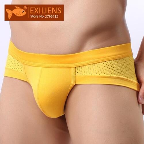 EXILIENS Sexy Men Briefs Underwear Mens Brief Modal Ropa Interior Hombre Slip Gay Calzoncillos Sous Vetement Size L-3XL 111901