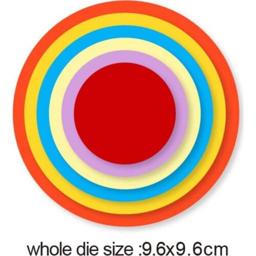 Metal cutting dies layer round frame 2020 new cut die mold Scrapbook paper craft knife mould blade punch stencils dies