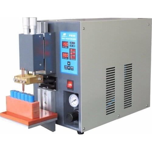 Microcomputer Dual Pulse Pneumatic Battery Spot Welder for Battery pack PR50 Top Quality