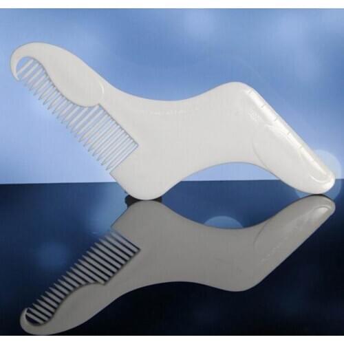 Multipurpose 18CM beard comb shaper beard styling comb as creative beard shaping tool forehead facial hair care product