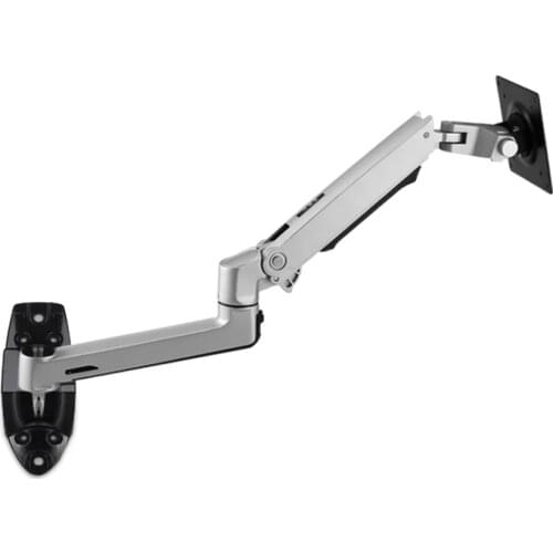 DL-7012 15"-32" LCD monitor wall mount bracket TV stand aluminum 360 rotate full motion pivot double stretchable arm 1-10kg