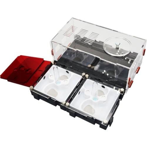 New Spliceable Ant Farm Unlimited Expansion Flat Ant Nest with Water Tower 3D Print insect House Acrylic Ant Anthill Workshop