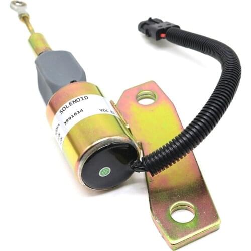 New Fuel Flameout Solenoid Valve for Cummins 6BT 5.9L Engine OEM # 3991624 SA495924 SA495912 SA-4959-12 12V
