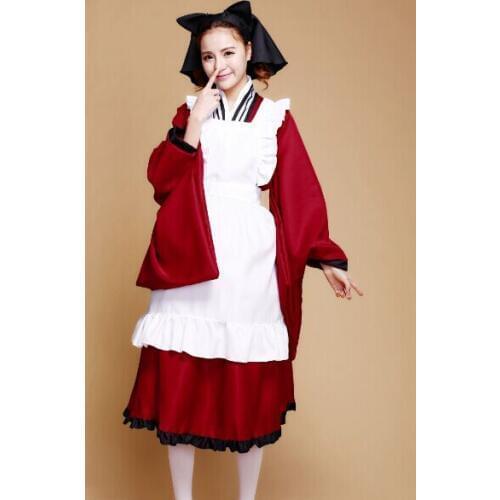 Lolita Dress Cute Maid Cosplay Clothes Lolita Uniforms Daily Wear Suits for Christmas and Performance