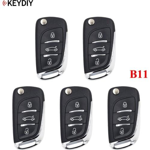 5PCS/LOT, Original Universal KEYDIY B11 Remote Control B-Series DS Style for KD-X2 KD900 URG200MINIKD+ 3 Buttons