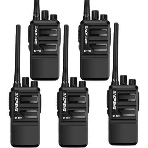 Wholesale 5PCS Baofeng BF-T99 Walkie Talkie 16ch 400-470MHZ USB Fast Charging Two Way Radio