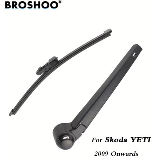 BROSHOO Car Rear Wiper Blade Blades Back Windscreen Wiper Arm For Skoda Yeti Hatchback (2009 Onwards) 280mm,Car Styling