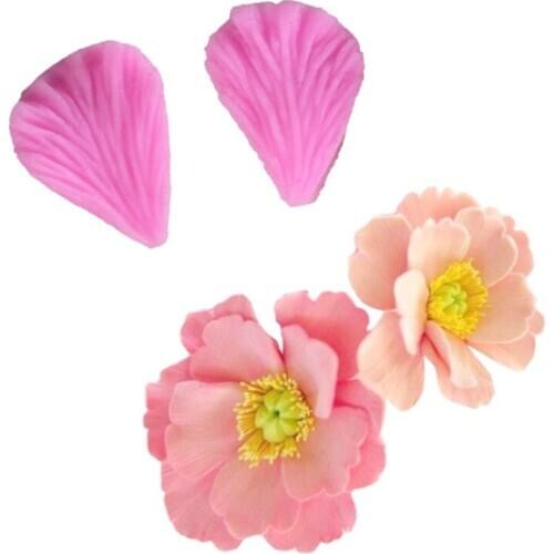 2pcs, Food Grade Silicone Cake Molds,Fondant Baker Decorate,Beautiful Flowers Shape D113