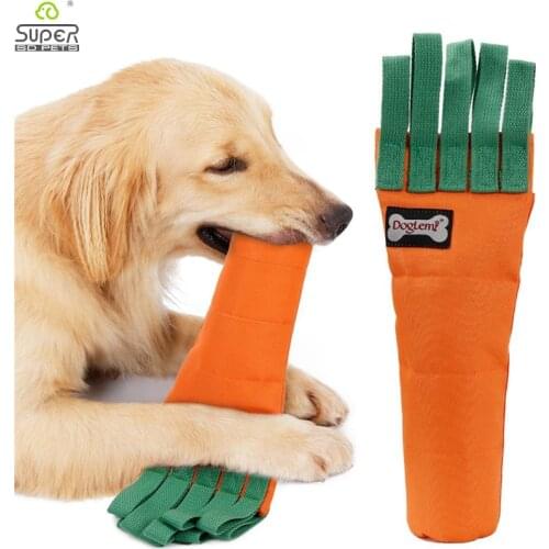 Pet Dog Snuffle Mat Carrot Pet Sniffing Training Toy Fleece Pads Dog Mat Relieve Stress Nosework Puzzle Toy Pet Products