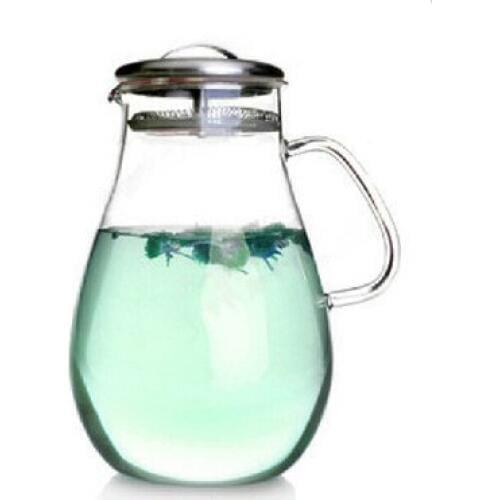 2000ml High temperature glass kettle can be straight burn cold kettle cold kettle teapot fruit juice pot large capacity