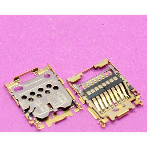 YuXi 100% New SIM card socket reader holder card adapters for Nokia Lumia 620 808 SD TF card tray slot connector
