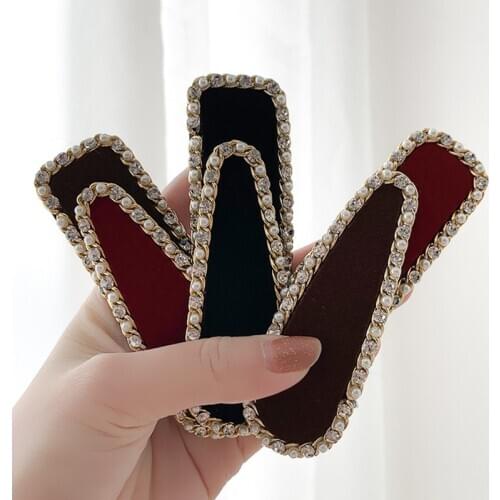 Shiny Pearl Style Hair Pins For Girls Baby Clip Hair Accessories Ins Hair Grips Hair Trim Princess Daily Hair Wear Barrettes