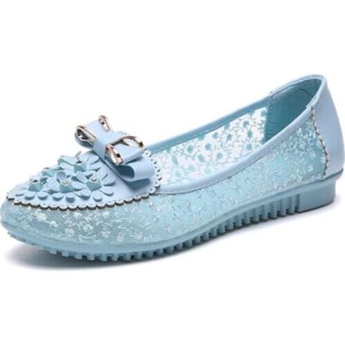 New womens shoes fashion patchwork low-heeled bow lightweight non-slip comfortable versatile casual walking shoes women