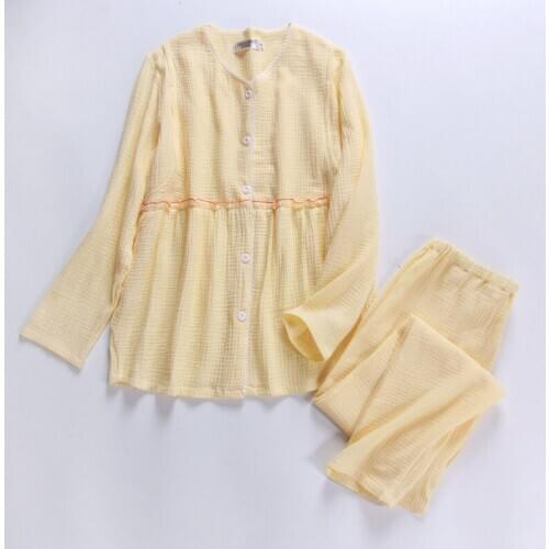 Cotton Nursing Top Pregnant Nightgowns Maternity pants Breastfeeding Sleepwear Set for Pregnancy Woman Pajamas suit