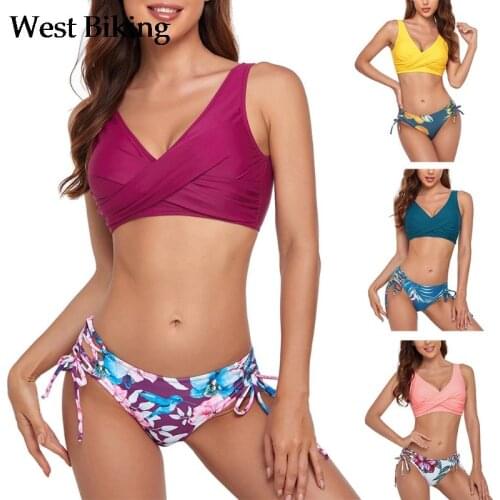 Women Sexy 2 Pieces Bikini Set Beachwear Swimwear Backless Bra Thong Swimsuit Bathing Suit