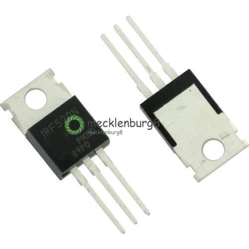 10pcs IRF520 IRF520N N-Channel HEXFET Power MOSFET NEW GOOD QUALITY
