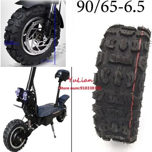 11 Inch 90/65-6.5 Tubeless Tyre Electric Scooter Refitted 11" Thick Tire Vacuum Off-road Tyre for Dualtron Ultra Parts
