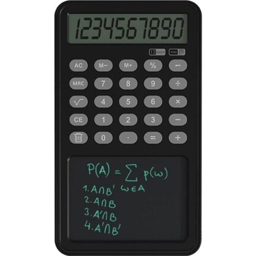 12 Digit LCD Display Desk Calculator,Mute Portable Desktop Calculator,Basic Calculator for Office Business and Home