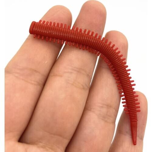 20Pcs*85mm 1.0g Floating Fishing Soft Shrimp Baits Soft Earthworm Fishing Maggot Lure Soft Worm Jig Fish Wobbler worm lure