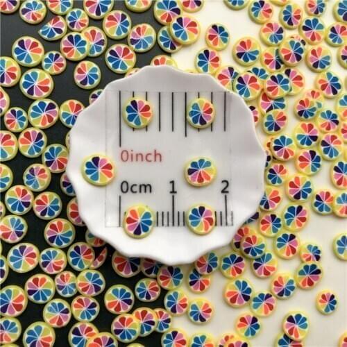 50g Lemon Colorful Polymer Clay Sprinkle For Kids Diy ,Soft Clay For Craft Clay/Nail Art/Scrapbook Decoration DIY,Filler