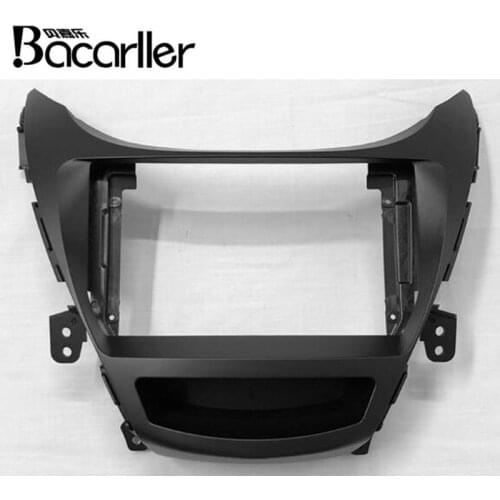 9 Inch 2din Car Fascia For HYUNDAI Elantra 2012-2015 Panel Dash Audio Adaptor Double Din DVD Frame Dashboard Installation