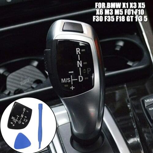 Car Styling Gear Shift Knob Sticker For BMW Z4 e89 Carbon Fiber Gear Shift Panel Frame Trim Cover For BMW X1X3X5X6 series 3 5 7