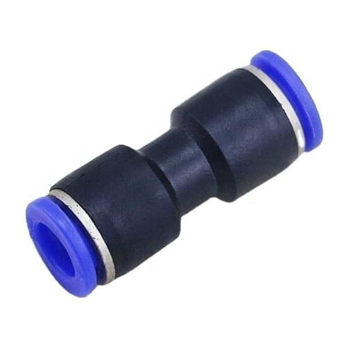 Hose Tube Quick Connector PU Union Straight Through Push in Air Pipe Pneumatic Joint Fitting One Touch Plastic Connect Pipe RIH