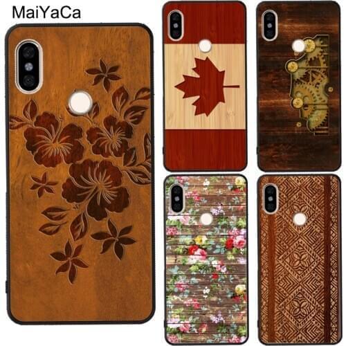 Bamboo Wood Pattern Print For Redmi Note 9 Pro 8 8T 9S 9C 9A For Mi Note 10 Lite Mi 9T Pro A3 Case For POCO X3 NFC