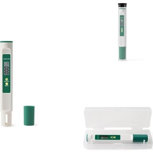 3 in 1 Temp TDS EC Meter Digital Water Tester Portable Temperature Test Pen Detector for Drinking Water Aquarium
