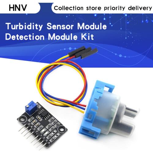 Turbidity Sensor Suspended Turbidity Value Detection Module Kit Liquid Suspended Particles Turbidity Detection For arduino