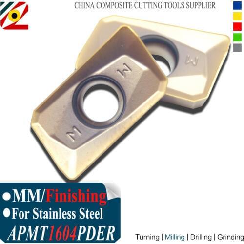 EDGEV APMT1604 PDER MM M2 Milling Carbide Inserts Indexable End Mill Cutter CNC Machine use for BAP400R Tool Holder