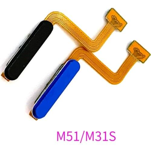 For Samsung Galaxy M51 M515 M31S M317 Fingerprint Sensor Touch ID Power Switch ON OFF Home Button Side Key Flex Cable