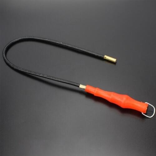 60cm Flexible Magnetic Pickup Tool LED Light Magnet Bendable Metal Grabber N58C