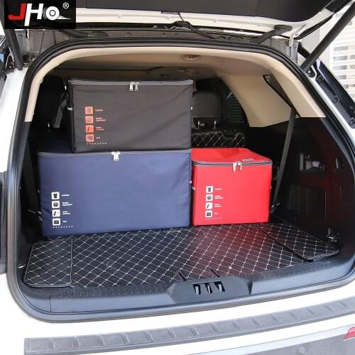 JHO PP Board Stowing Tidying Waterproof Car Trunk Organizer Foldable Storage Bag Cargo Container Box Interior Accessories
