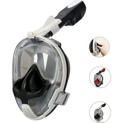 Best Sale Silicone Anti Fog Wide View Snorkeling Diving Mask with Gopro Holder
