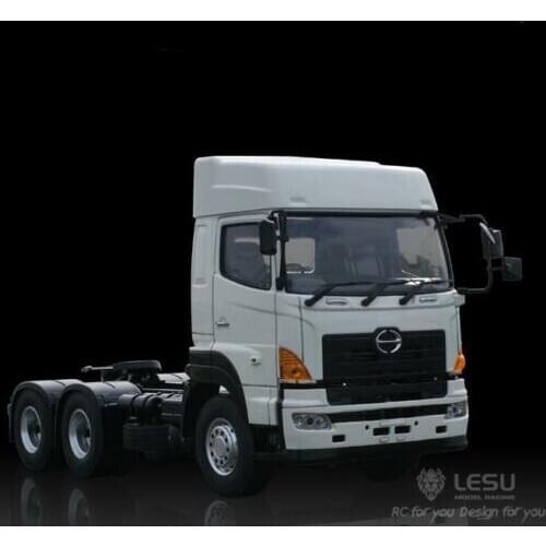 LESU 1/14 Metal Chassis Model Motor TMY Hino700 6*4 RC Tractor Trailer Truck TH02023-SMT2