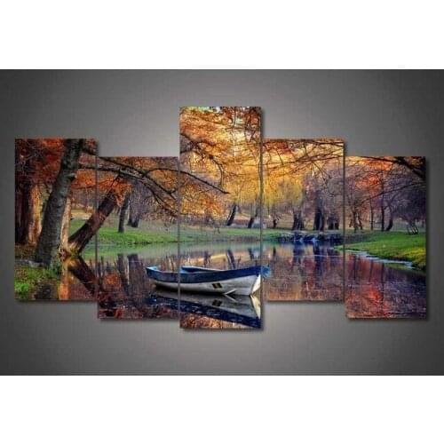 New 5 Pieces/sets Canvas Art 5 PANELS HD Beauty Flower Canvas Paintings Decorations For Home Wall Art Prints Canvas \C-154