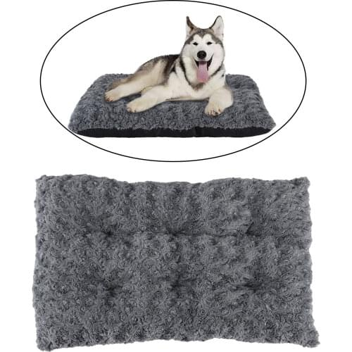 Pet Cushion Cat Bed Crate Pillow Mat Thermal Sleeping Pad Cozy Snuggle Nest