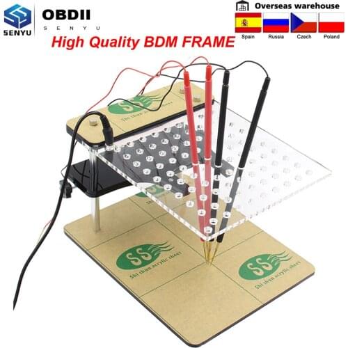 BDM Frame with BDM 22 PCS Adapter ECU Programmer Tool OBD2 Car Chip Tunning BDM Adapter For BDM 100 ECU Chip Tuning Tool