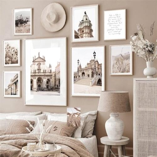 Reed Horse Elk Dandelion Quote Wheat City Building View Art Canvas Painting Poster And Print Wall Pictures For Living Room Decor