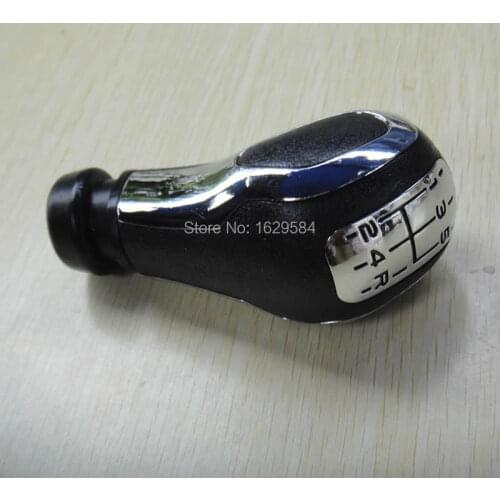 Black Chrome plated MT Gear Shift Knob For Citroen C3 C4 C5 XSARA Sega Triumph C2 Elysee Peugeot 207 307 206 408 607 608 CC