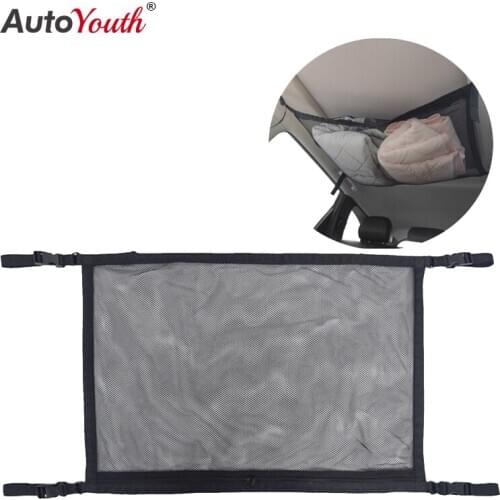 Car Interior Mesh Storage Storage Bag high-capacity hanging finishing Car Supplies Storage bag for Universal Car