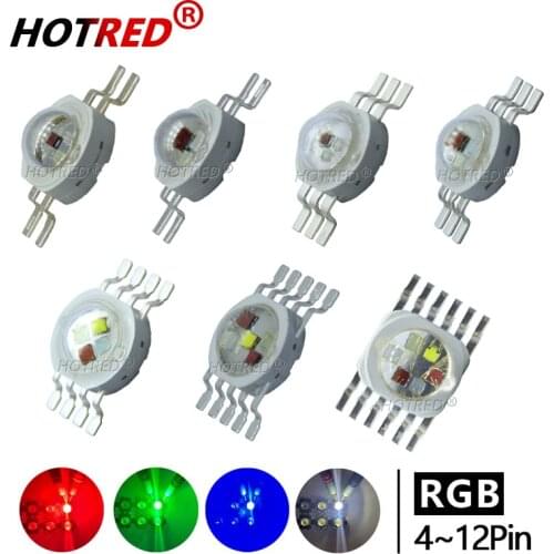 RGB RGBW RGBWW RGBWY RGBWYV LED COB Chip 3W 4W 5W 6W 8W 9W 10W 12W 15W 18W Colorful For 3 6 9 12 15 18 W Watt Stage Light Beads